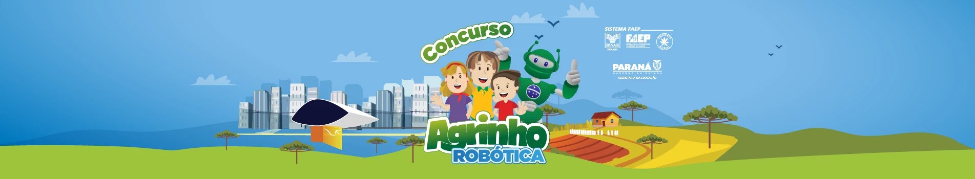 Banner Agrinho Robotca Concurso