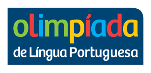 banner digital com a seguinte frase escrita: olimpíada de língua portuguesa