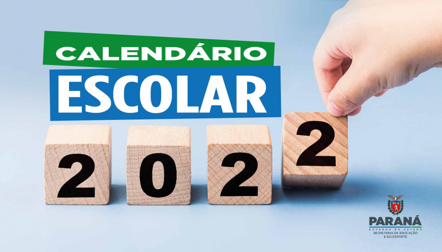 Imagem ilustrativa do calendário escolar 2022
